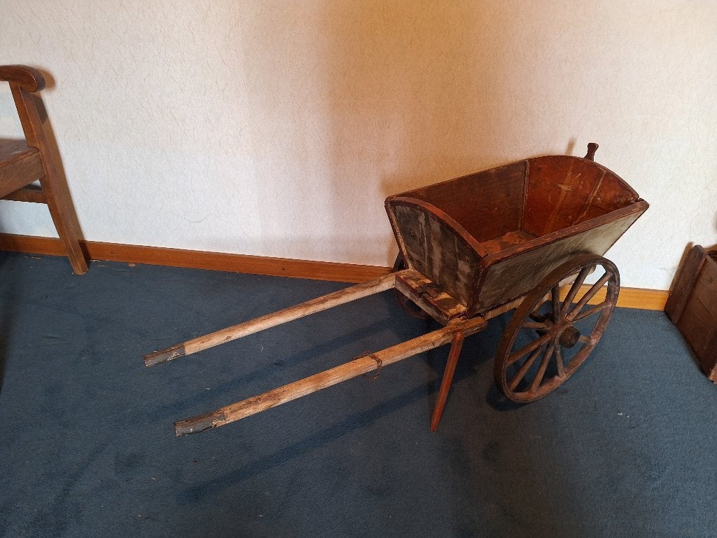 oude houten kinder/poppen kar, begin 1900, Ophalen of Verzenden