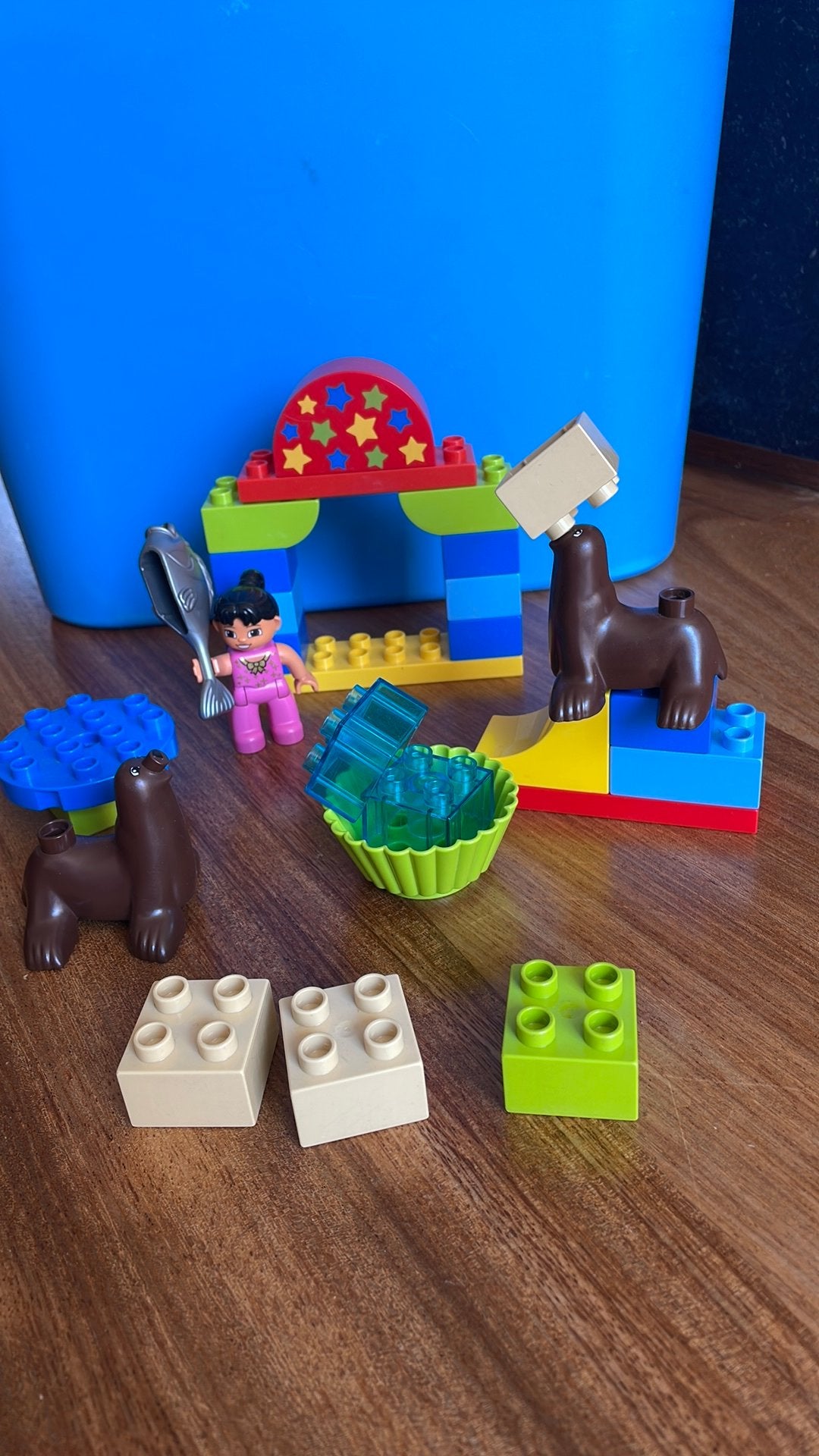 Duplo zeeleeuw circus set 10503, Ophalen of Verzenden, Gebruikt, Duplo