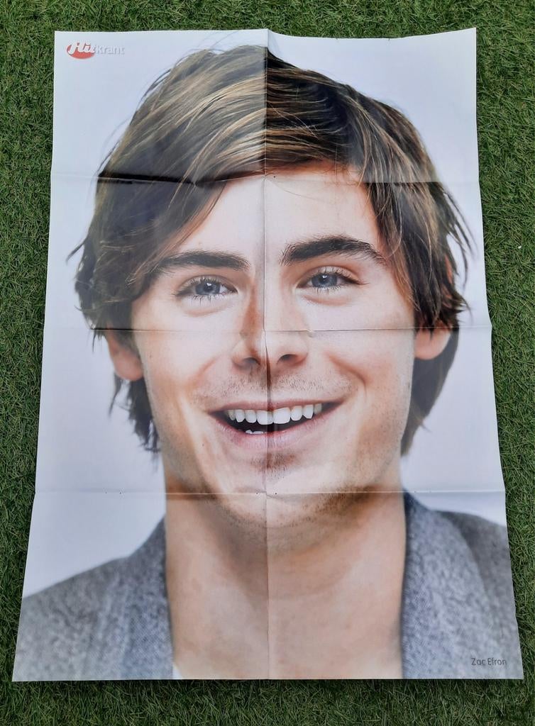 Grote Poster Hitkrant 2009 Zac Efron / Monsters Vs Aliens, Ophalen of Verzenden, Gebruikt, A1 t/m A3, Film en Tv