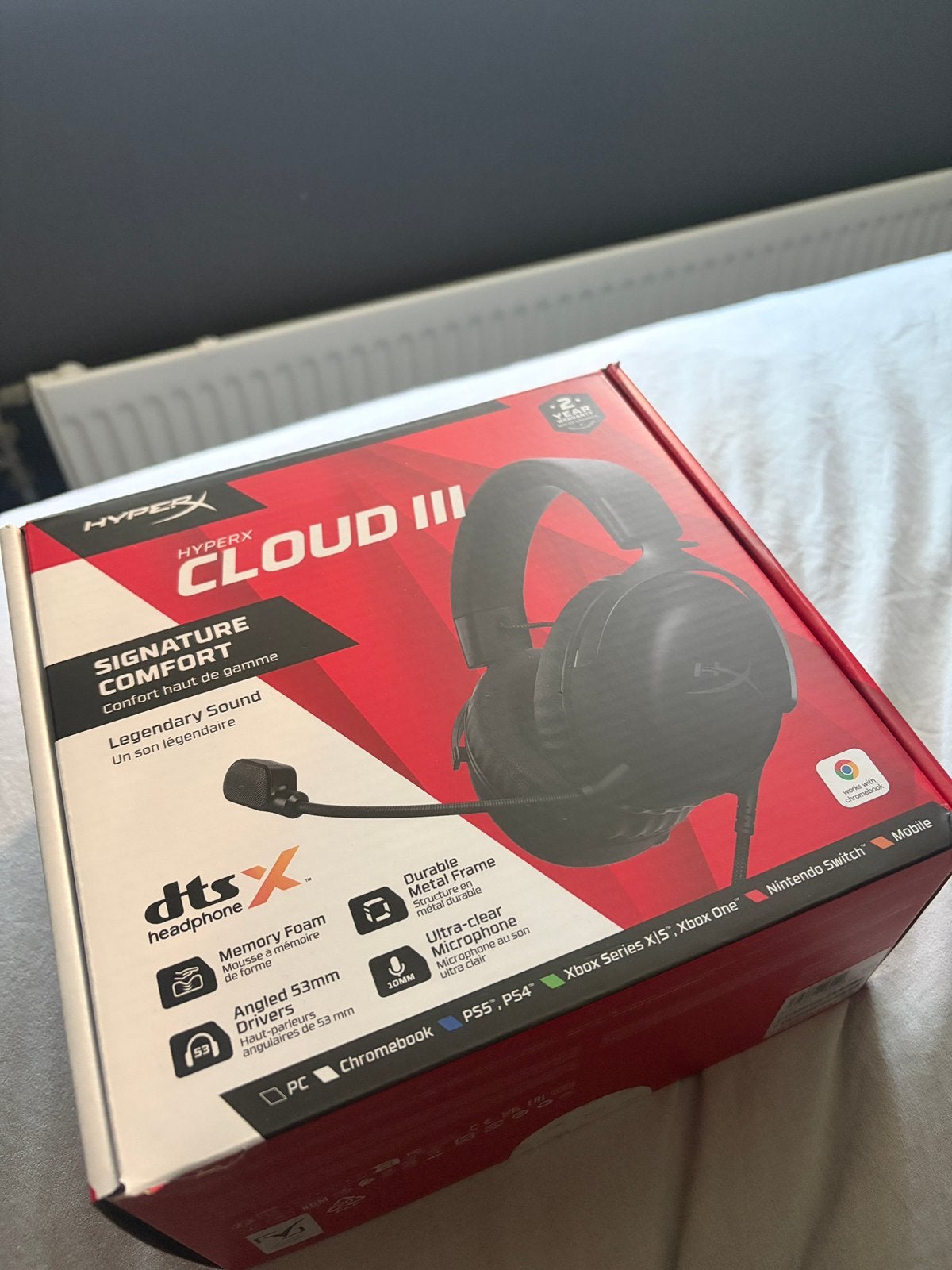 HyperX Cloud III Wired, Computers en Software, Ophalen of Verzenden, Zo goed als nieuw, Gaming headset, Over-ear