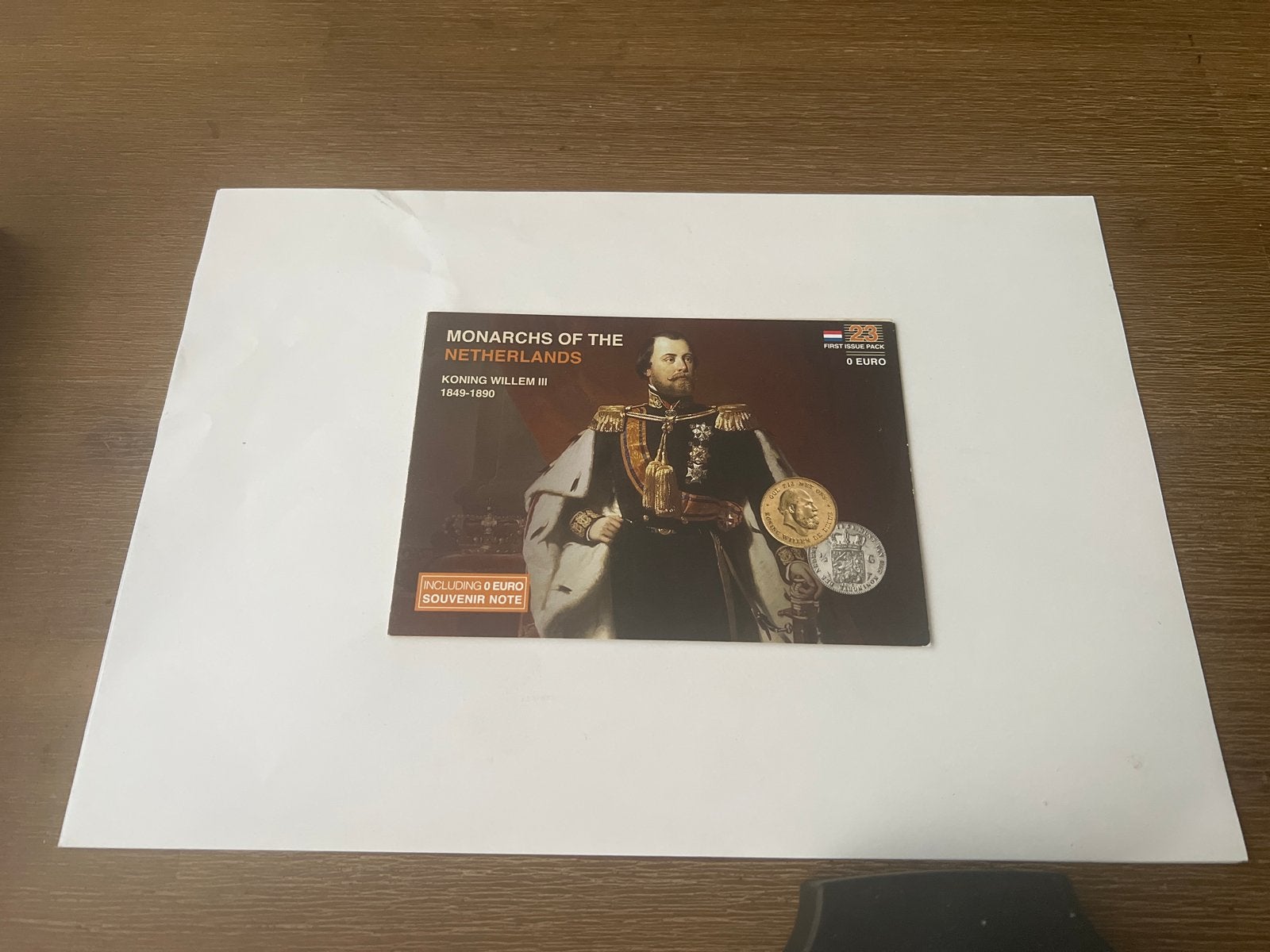 Monarchen van Nederland: Koning Willem III Souvenir Set, Ophalen of Verzenden, Koning Willem III, Euro's, Setje