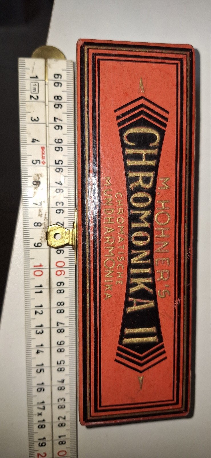 Hohner Chromonica II - Chromatische (C-stemming, Muziek en Instrumenten, Gebruikt, Ophalen of Verzenden, Met koffer of doosje