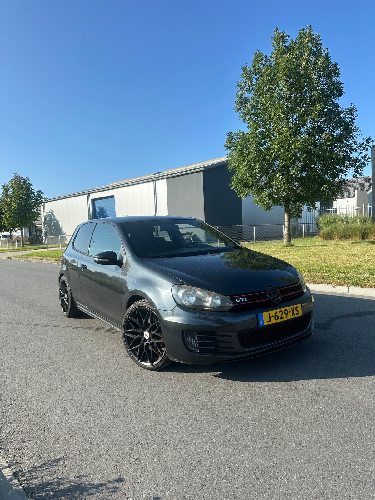 vw golf 6 gti 2.0 DSG 211pk sportieve uitlaat!, Auto's, Volkswagen, 4 cilinders, Zwart, 14 km/l, Bedrijf