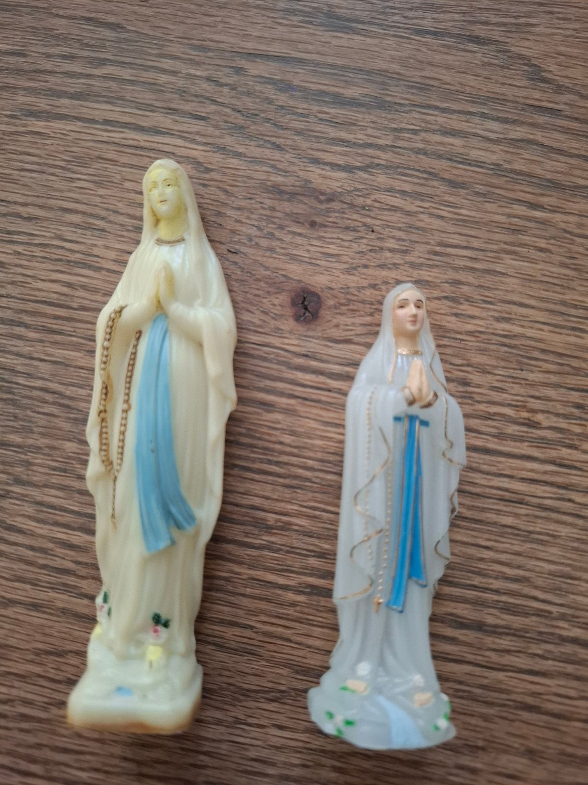 Twee Mariabeelden - Religieuze Decoratie, Verzamelen, Religie, Ophalen of Verzenden