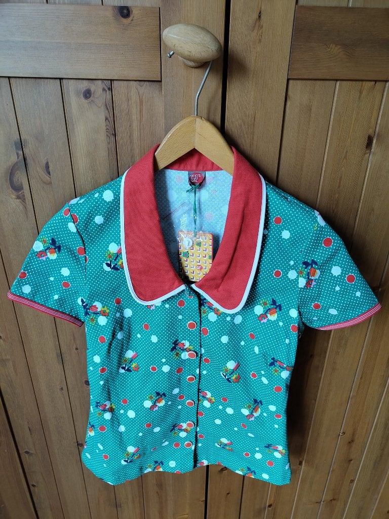 Nieuw groene blouse van Who's that girl, maat M, Kleding | Dames, Maat 38/40 (M), Who's that girl, Ophalen of Verzenden, Zo goed als nieuw
