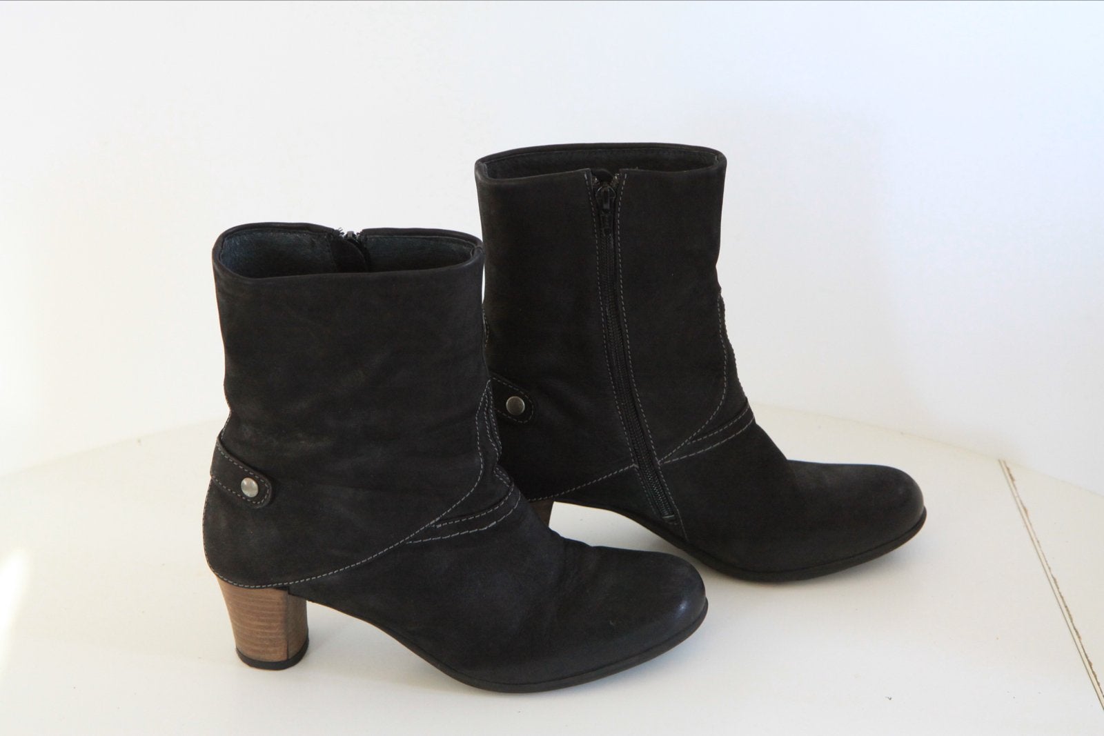 73W) Wolky 7851 Urban halfhoge laarzen met hak zwart maat 41, Kleding | Dames, Zwart, Lage of Enkellaarzen, Ophalen of Verzenden