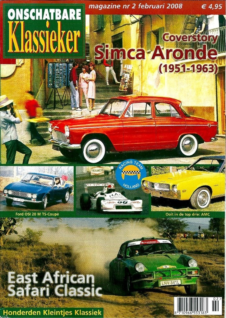 Onschatbare Klassieker reportage Simca Aronde 1951 - 1963, Ophalen of Verzenden, Gelezen, Overige merken