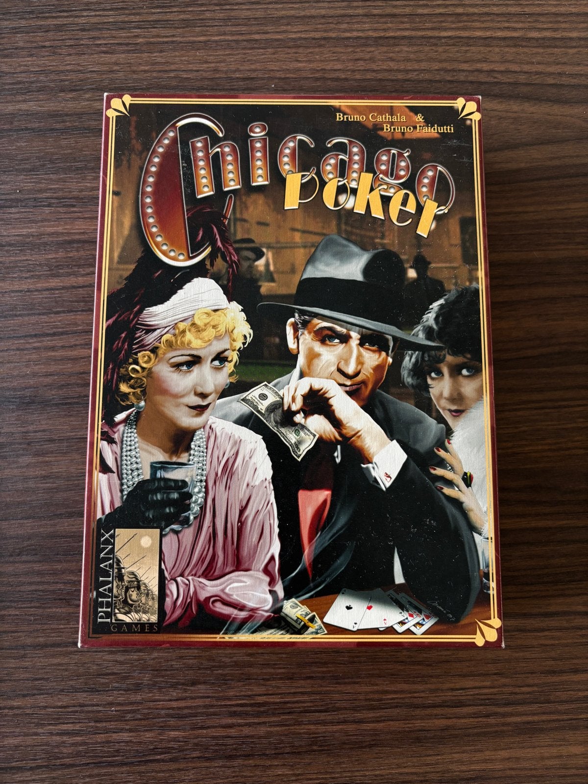 Chicago Poker Bordspel - Strategisch kaartspel, Een of twee spelers, Ophalen of Verzenden, Zo goed als nieuw