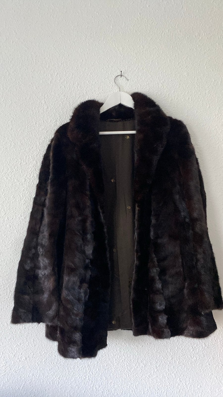Vintage Melchers jas, Ophalen of Verzenden, Zo goed als nieuw, Maat 38/40 (M), Bruin