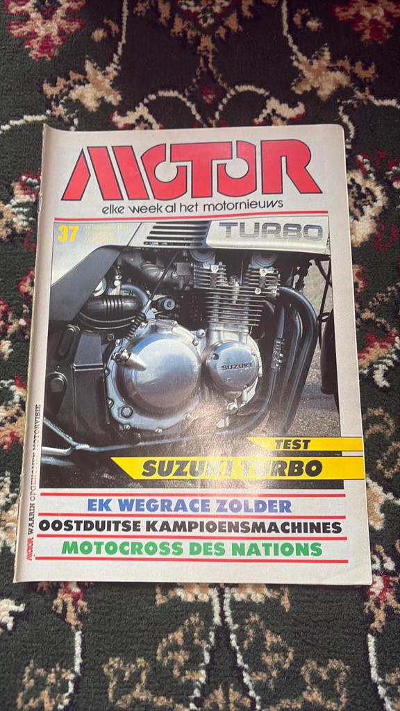 Motor Magazine 37 - Suzuki Turbo Test, Motocross, Ophalen of Verzenden, Gelezen, Overige typen