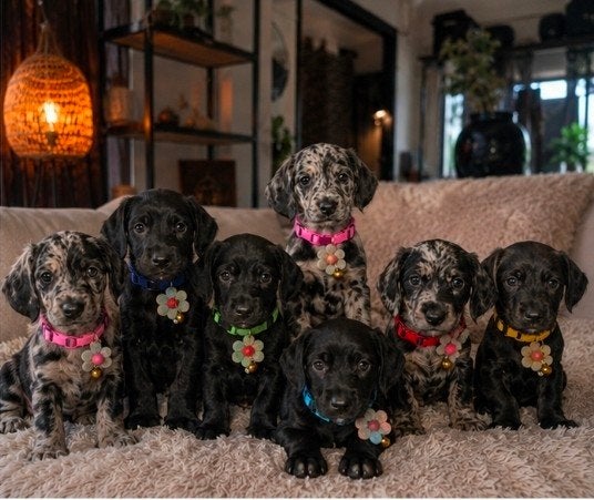 ️ Prachtige Doxiepoo's zoeken 4-ever home ️, Poedel, Parvo, 8 tot 15 weken, Meerdere