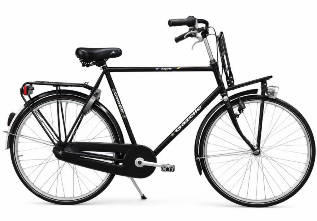 Gazelle Transportfiets met Voorrek – twee lege banden, Fietsen en Brommers, Fietsen | Dames | Damesfietsen, Ophalen, Gebruikt