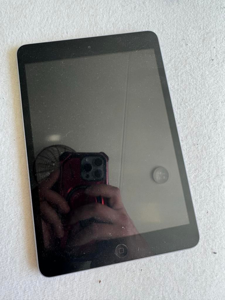 Apple iPad Mini 1e generatie 16GB Wi-Fi Spacegrijs, Computers en Software, Apple iPads, Gebruikt, Ophalen of Verzenden, Grijs