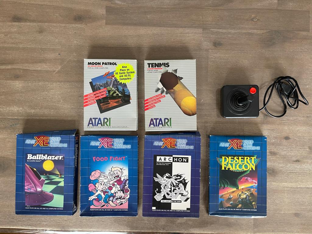 5x Atari Spellen + Controller - Retro Gaming Set, Spelcomputers en Games, Games | Atari, Gebruikt, Overige genres, 1 speler, Ophalen of Verzenden