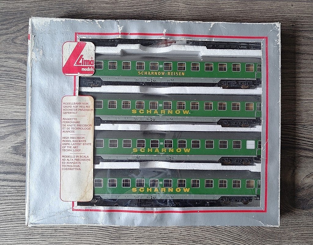 Lima 149729 - set Scharnow 4-delig exact 1/87, Ophalen, Treinset, Gelijkstroom, Zo goed als nieuw