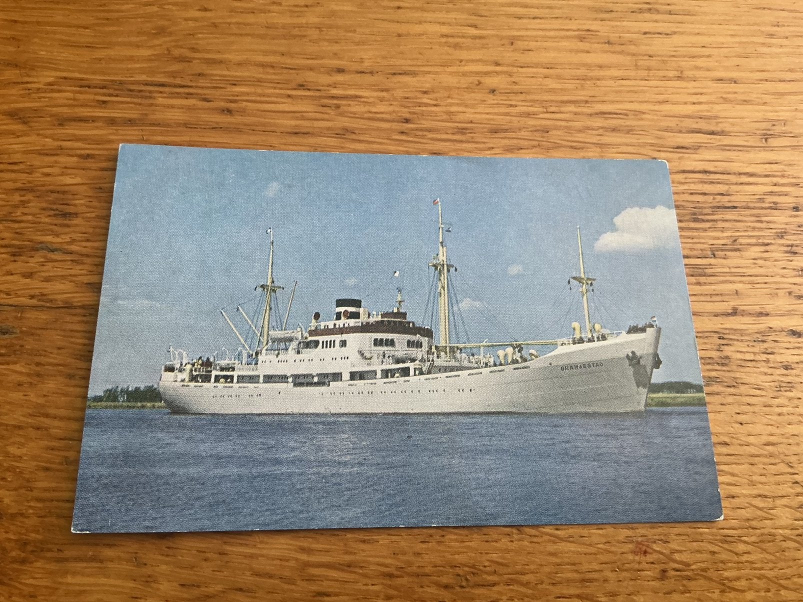 O688 MS ORANJESTAD KNSM, Ophalen of Verzenden, Zo goed als nieuw, Kaart, Foto of Prent