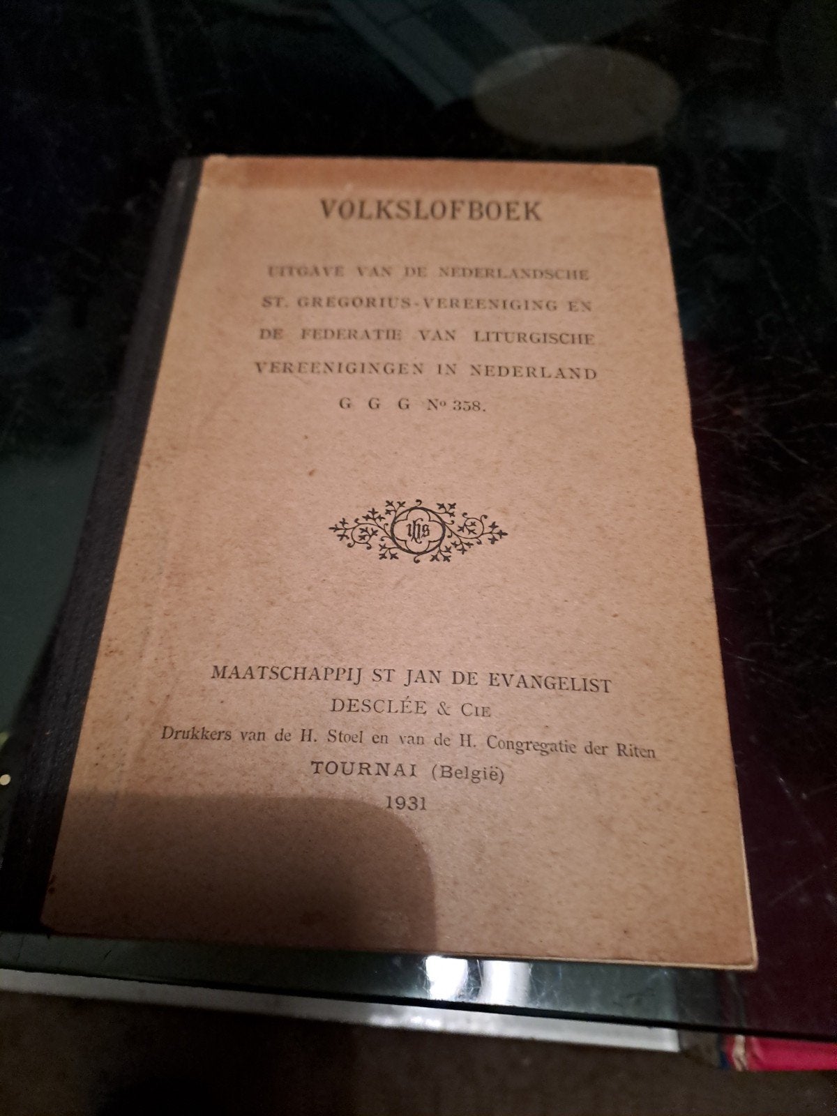 Volkslofboek - Uitgave 1931 - Religieus zangboek, Ophalen of Verzenden, Gelezen, Christendom | Katholiek