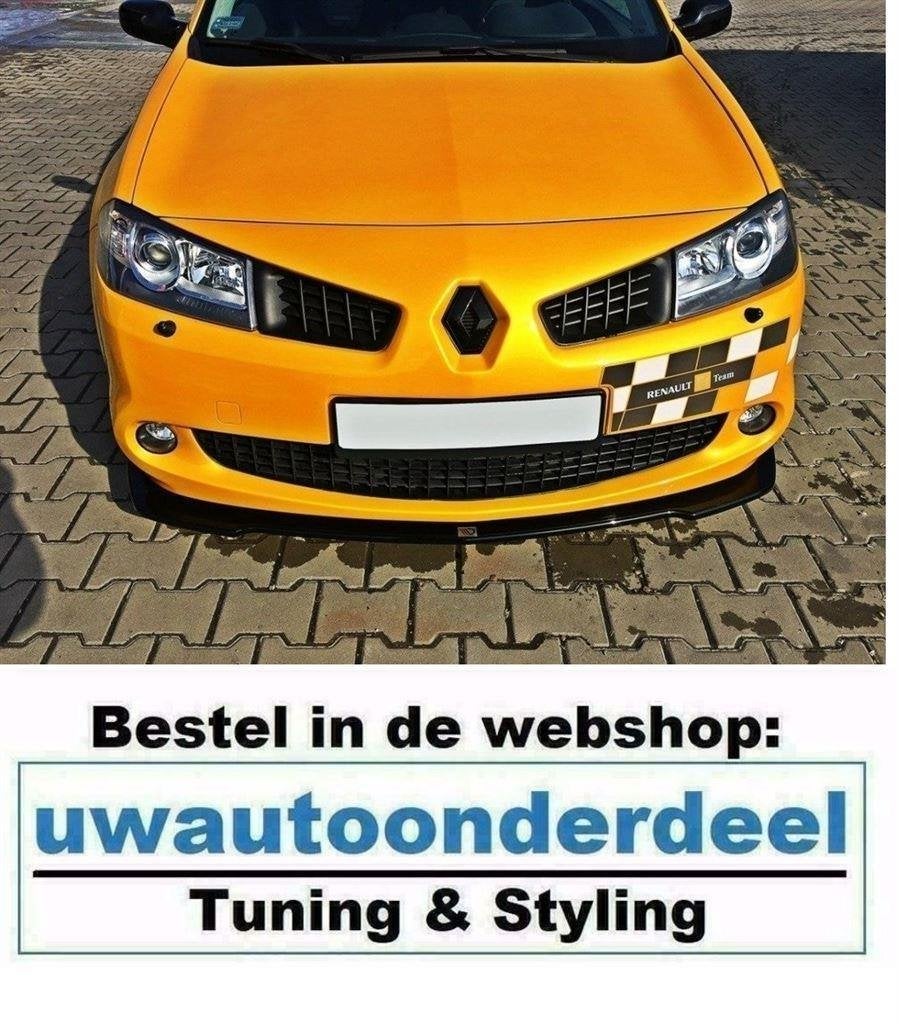Maxton Spoiler Lip Splitter Voor Renault Megane MK2 RS