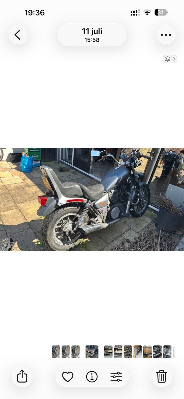 Honda shadow 750 cc voor onderdelen of de handige harry, Ophalen, Gebruikt