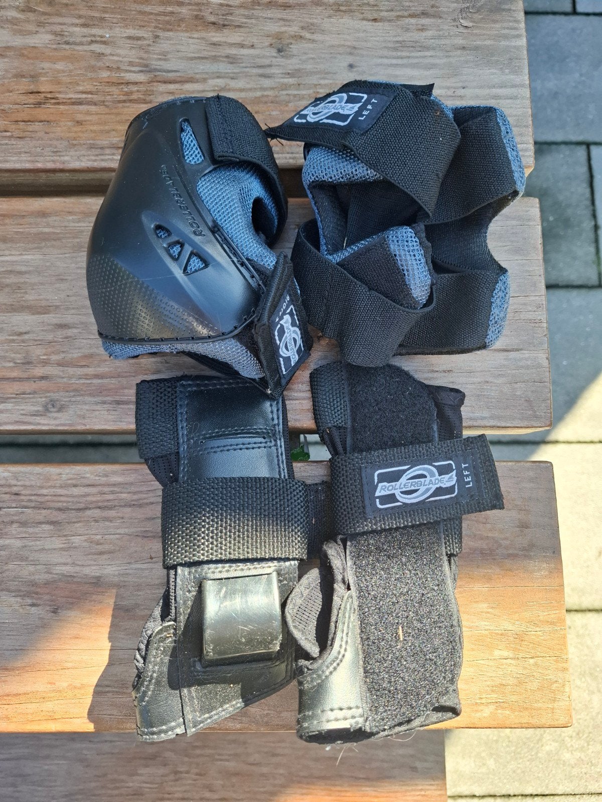 Rollerblade Pro Beschermset - Pols- en Kniebeschermers, Overige merken, Gebruikt, Ophalen of Verzenden, Bescherming
