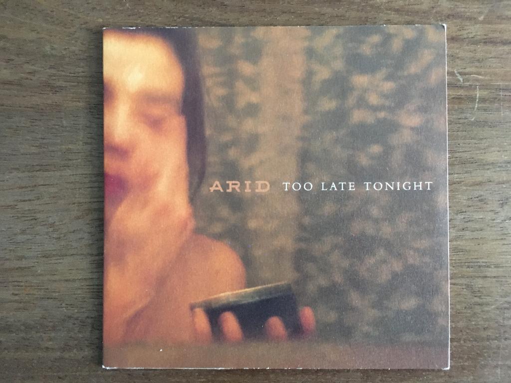 Cd Single Arid Too Late Tonight ZGAN ( Jasper Steverlinck ), Cd's en Dvd's, 1 single, Ophalen of Verzenden, Zo goed als nieuw