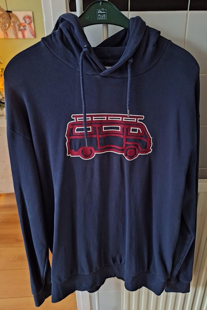 Trui met VW camper bus merk Springfield maat 2XL, Kleding | Heren, Truien en Vesten, Blauw, Overige maten, Ophalen of Verzenden
