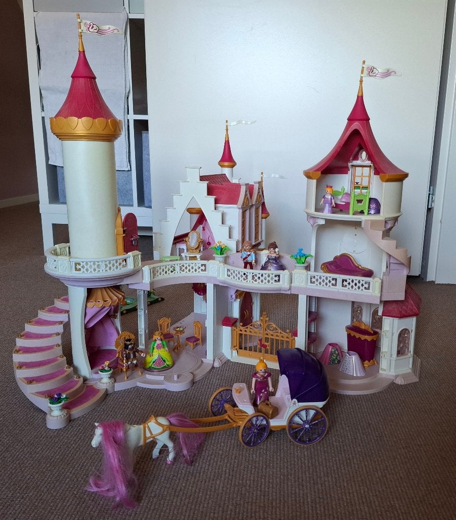 Playmobil Prinsessenkasteel, Kinderen en Baby's, Speelgoed | Playmobil, Ophalen, Gebruikt, Complete set