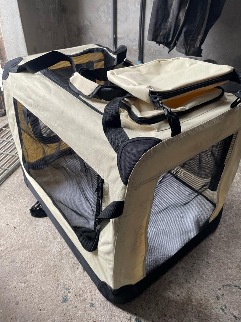 Opvouwbare reismand 67x 45 licht beschadigd, Dieren en Toebehoren, Ophalen, Gebruikt