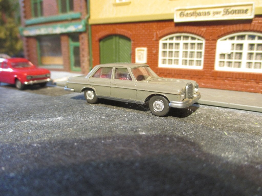 Mercedes Benz W109 250 S Wiking 15s Steingrau (zonder ster), Ophalen of Verzenden, Gebruikt, Auto, Wiking