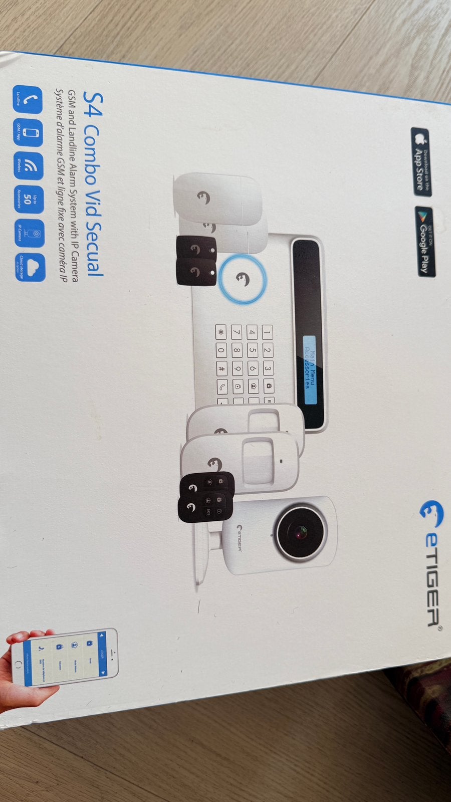 eTIGER S4 Combo Vid Secual alarmsysteem + IP-camera, Ophalen of Verzenden, Nieuw, Compleet systeem
