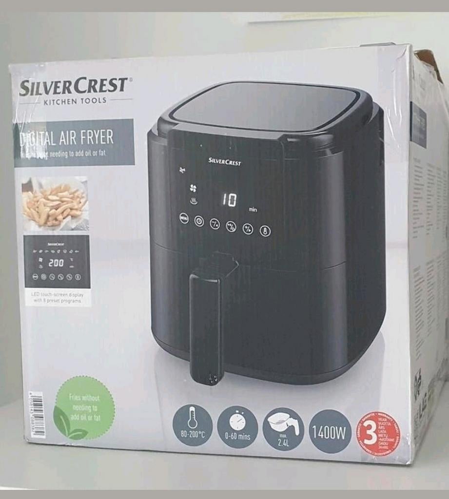 Nieuwe Airfryer van Silvercrest 2,4 l
1400 W, Ophalen of Verzenden, Nieuw, Airfryer