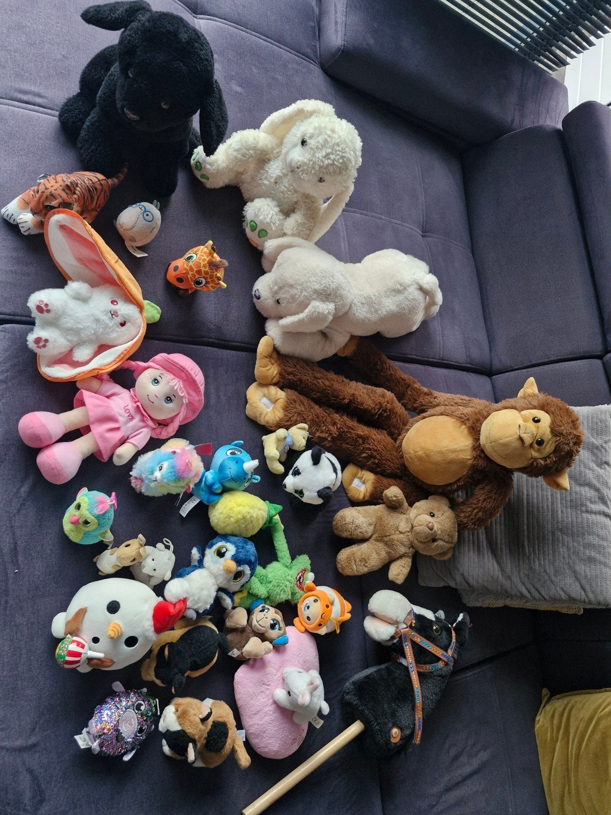 Grote collectie knuffels en pluche speelgoed, Gebruikt, Disney, Ophalen of Verzenden, Met kleding of accessoire