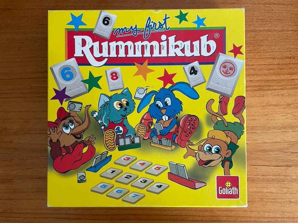 Rummikub My First - Educatief Cijferspel voor Kinderen, Drie of vier spelers, Ophalen of Verzenden, Gebruikt