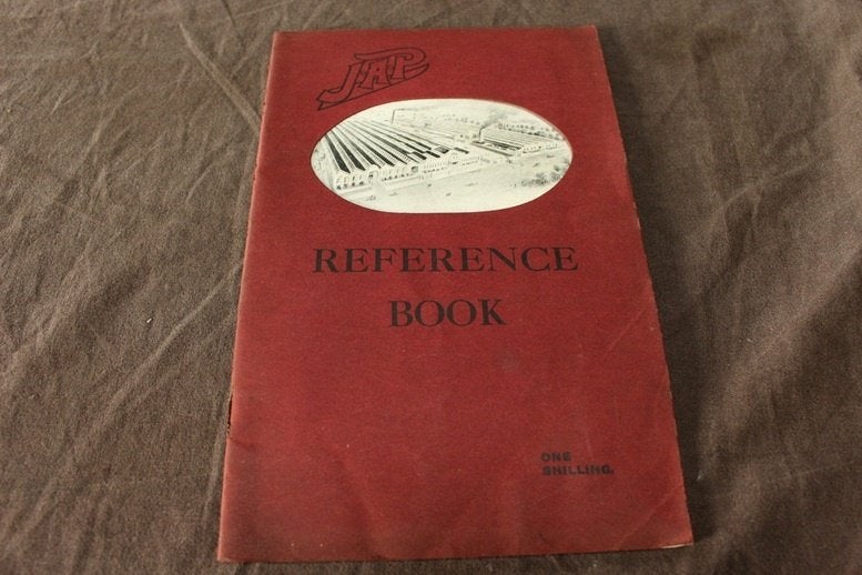 JAP 1935 reference book J.A. Prestwich & Co, Motoren, Ophalen of Verzenden, Overige merken