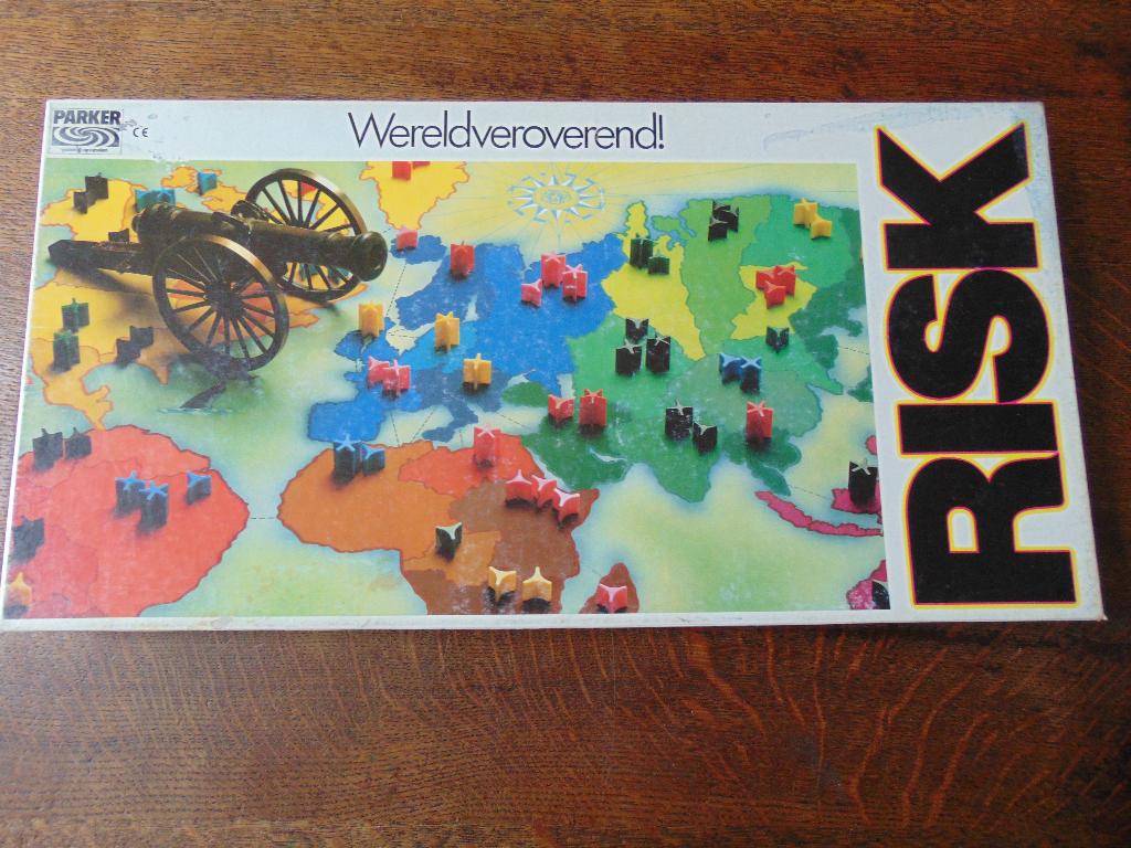 Vintage Risk Spel van Parker, Vijf spelers of meer, Ophalen of Verzenden, Gebruikt, Parker