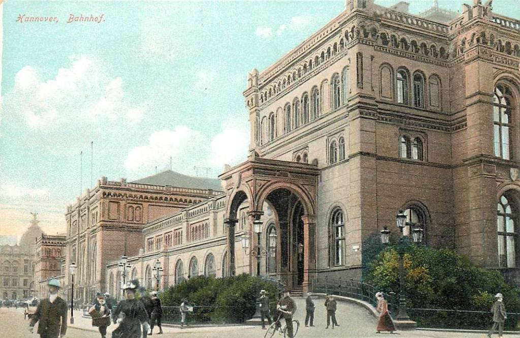 381-122-031 Hannover Bahnhof, Verzenden, Voor 1920, Duitsland
