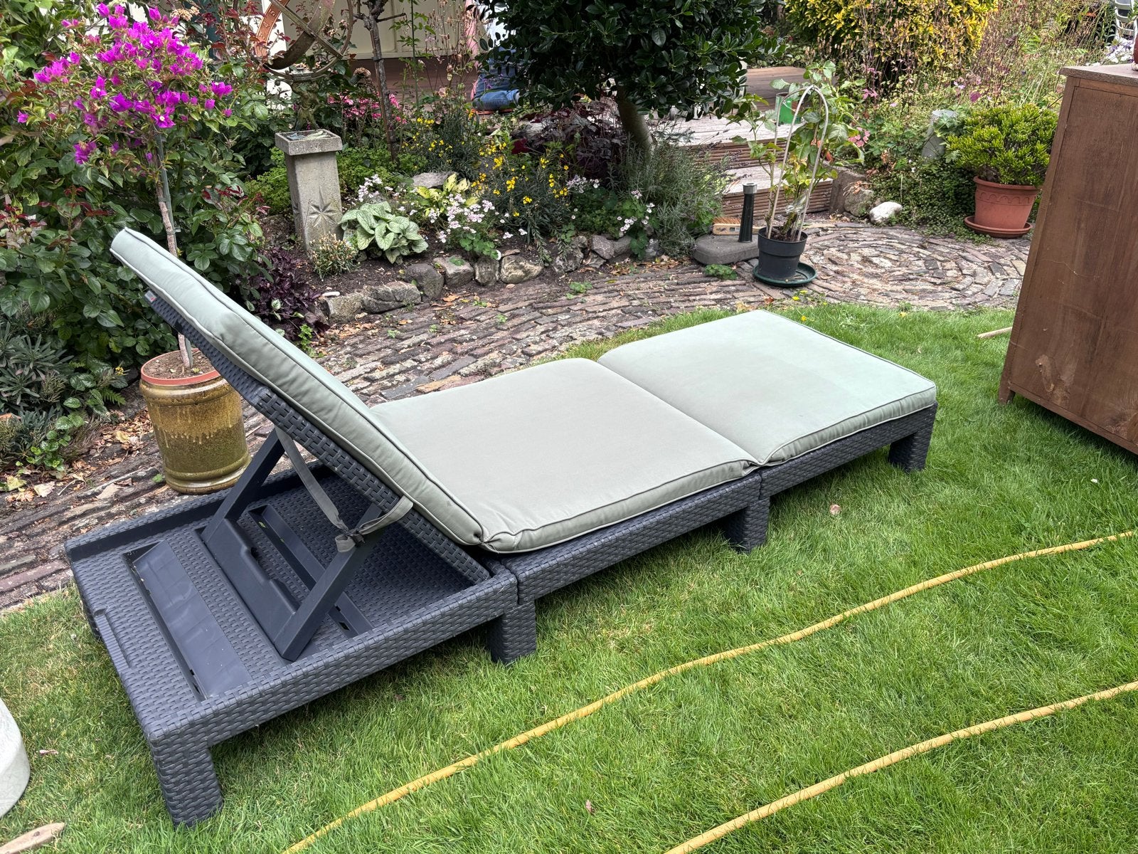 Ligbed Allberti Daytona - Verstelbaar en Comfortabel, Ophalen, Gebruikt, Kunststof, Verstelbaar
