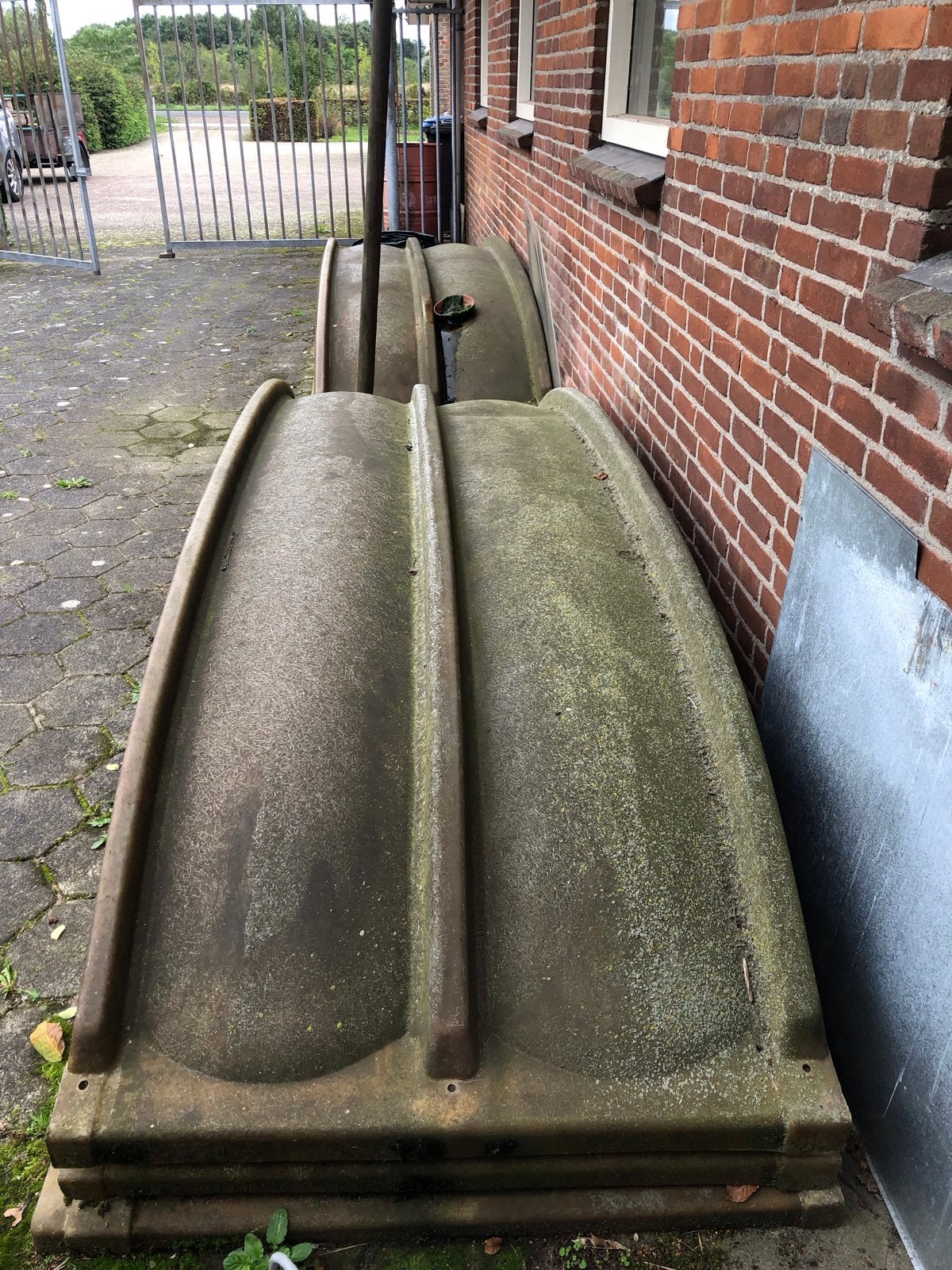 Gebogen dakplaten golfplaat afdekplaten lichtstraat carport, Ophalen, Gebruikt