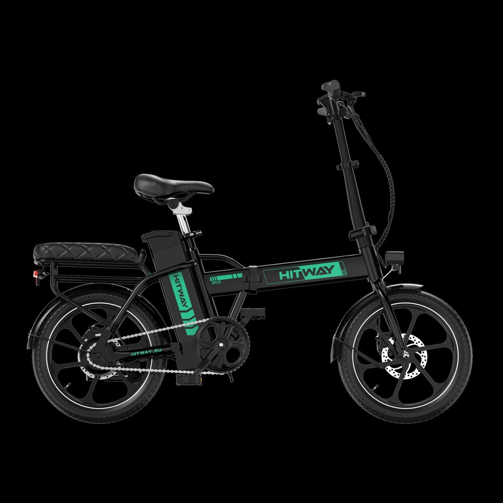 Hitway BK5 E-bike - Compacte en krachtige elektrische fiets, Overige merken, Gebruikt, Ophalen of Verzenden, Minder dan 47 cm