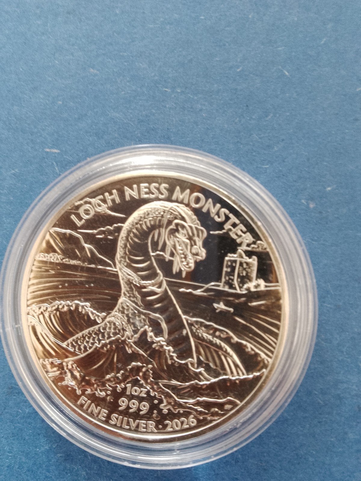 Monster of Loch Ness 2026 1 oz zilver, Ophalen of Verzenden, Zilver