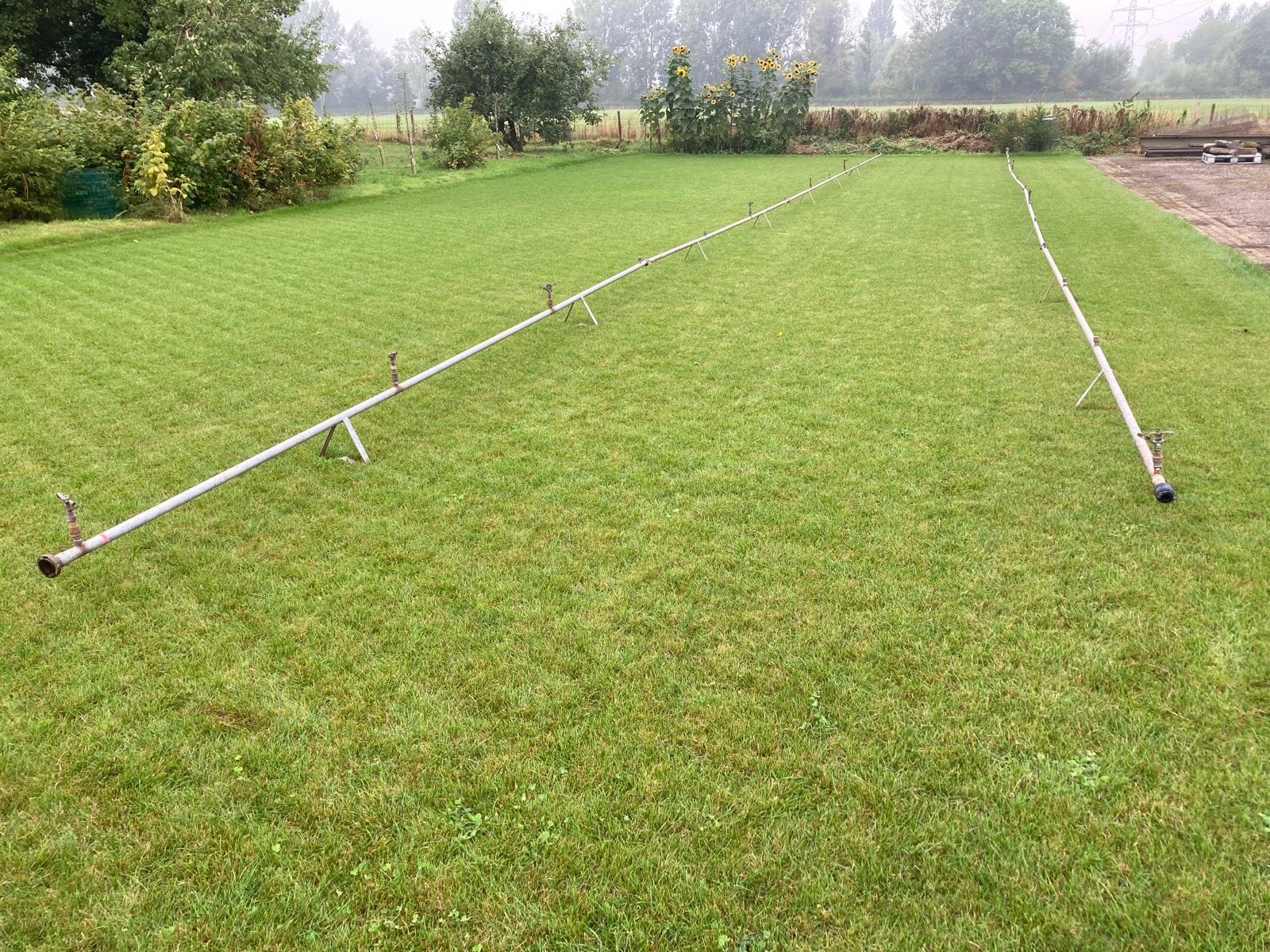 Sproeiboom voor beregening - 2stuks (4x2 delen), Ophalen, Gebruikt, Cirkelsproeier