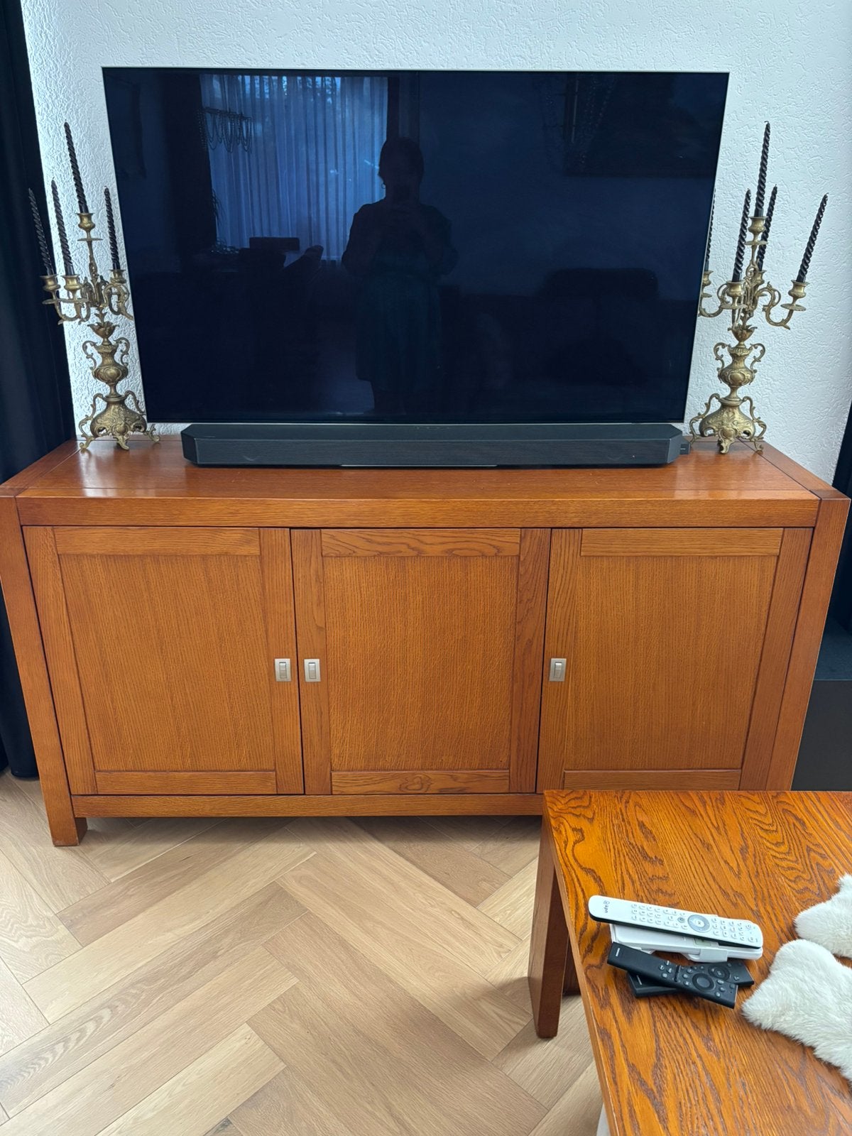 Dressoir van kersenhout, Ophalen, 150 tot 200 cm, Zo goed als nieuw, Kersenhout