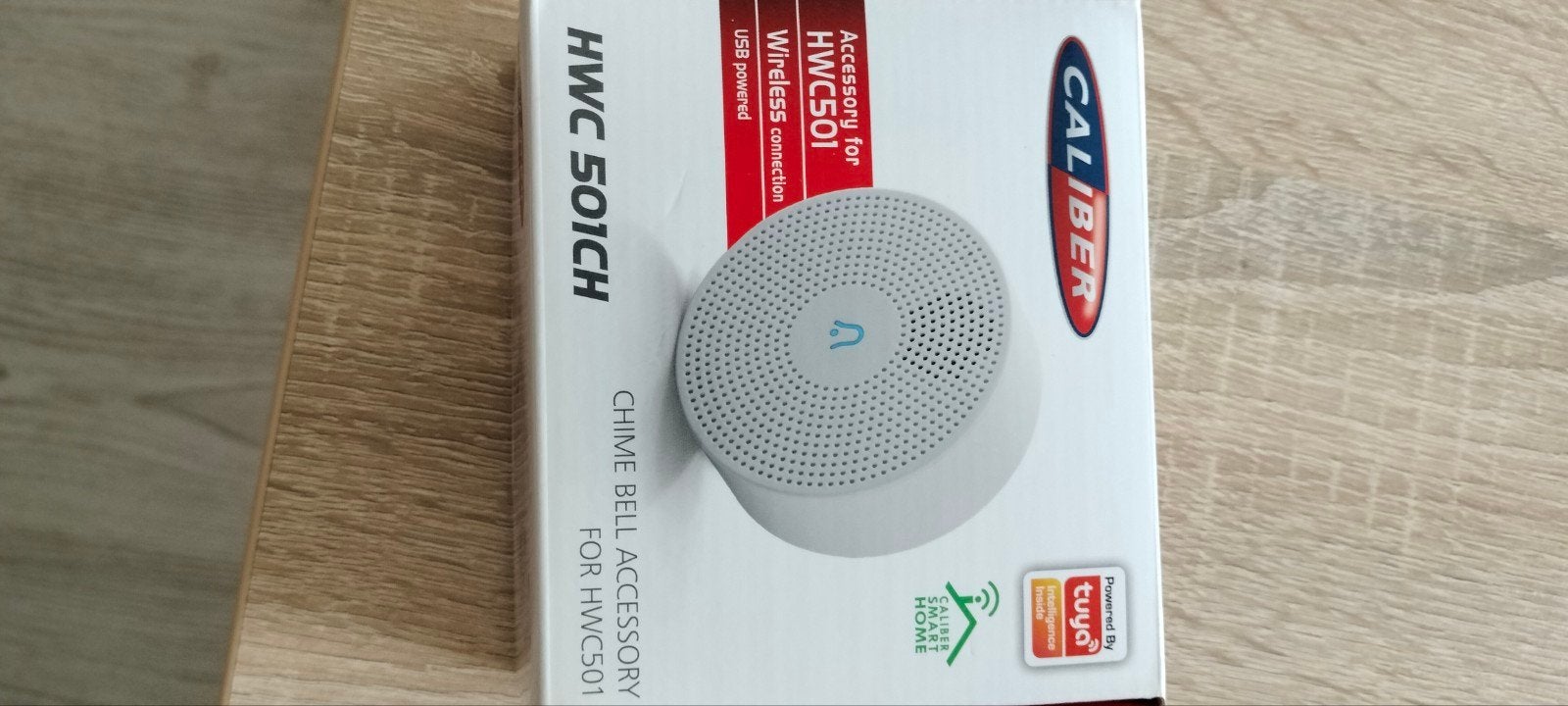 Caliber HWC501CH Chime Bell Accessoire voor HWC501, Huis en Inrichting, Ophalen of Verzenden, Nieuw, Draadloos