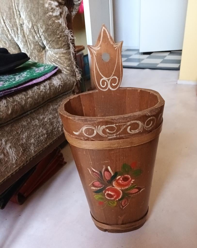 Paraplubak, handgemalt/ handgemacht, ZWITSERLAND, Antiek en Kunst, Curiosa en Brocante, Ophalen of Verzenden