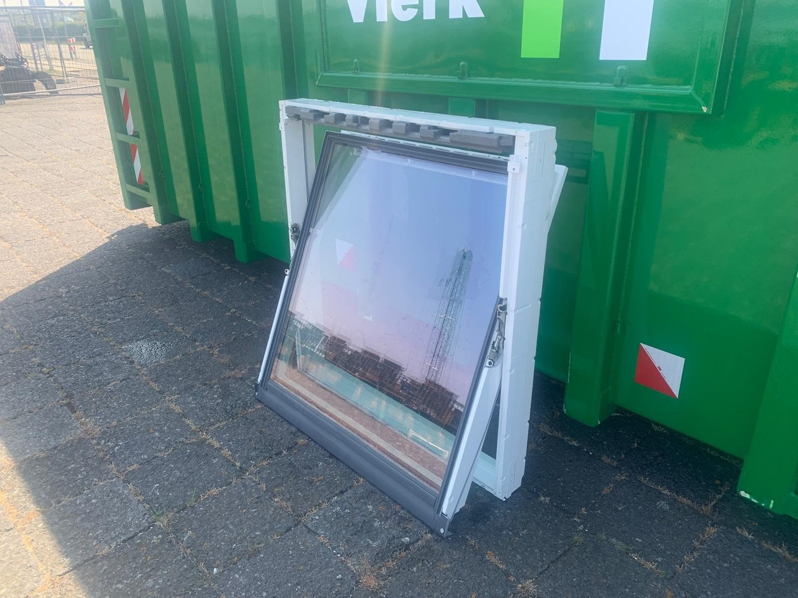 VELUX DAKRAAM GGU SK06 114X118 KUNSTSTOF 2 MAANDEN OUD, Ophalen, Minder dan 80 cm, 80 tot 120 cm, Zo goed als nieuw