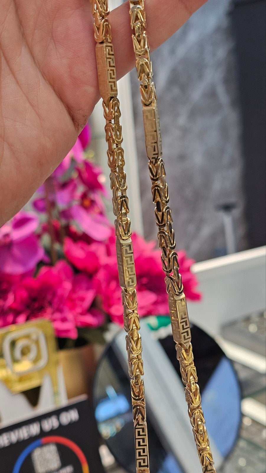 Koningsketting 14karaat goud, Ophalen of Verzenden, Nieuw, Goud, Goud