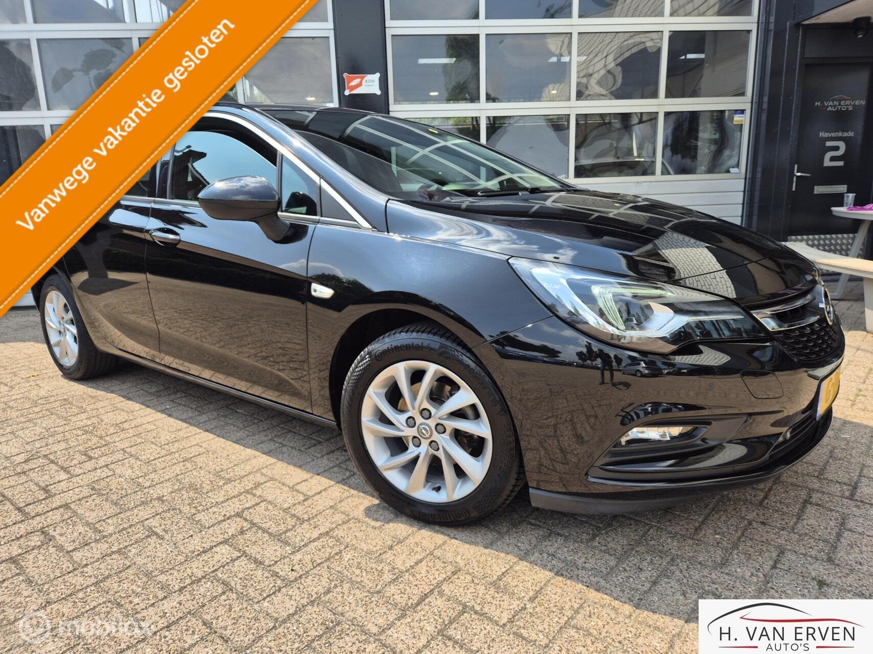 Opel Astra 1.4 Turbo Innovation 580OOKM NAP! NAVI LED PDC, 150 pk, 620 kg, Zwart, Origineel Nederlands