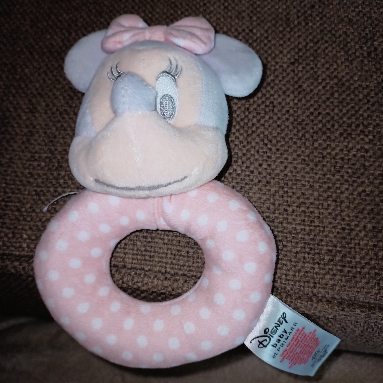 Disney baby at Primark minnie mouse rammelaar, Muis, Disney, Ophalen of Verzenden, Zo goed als nieuw