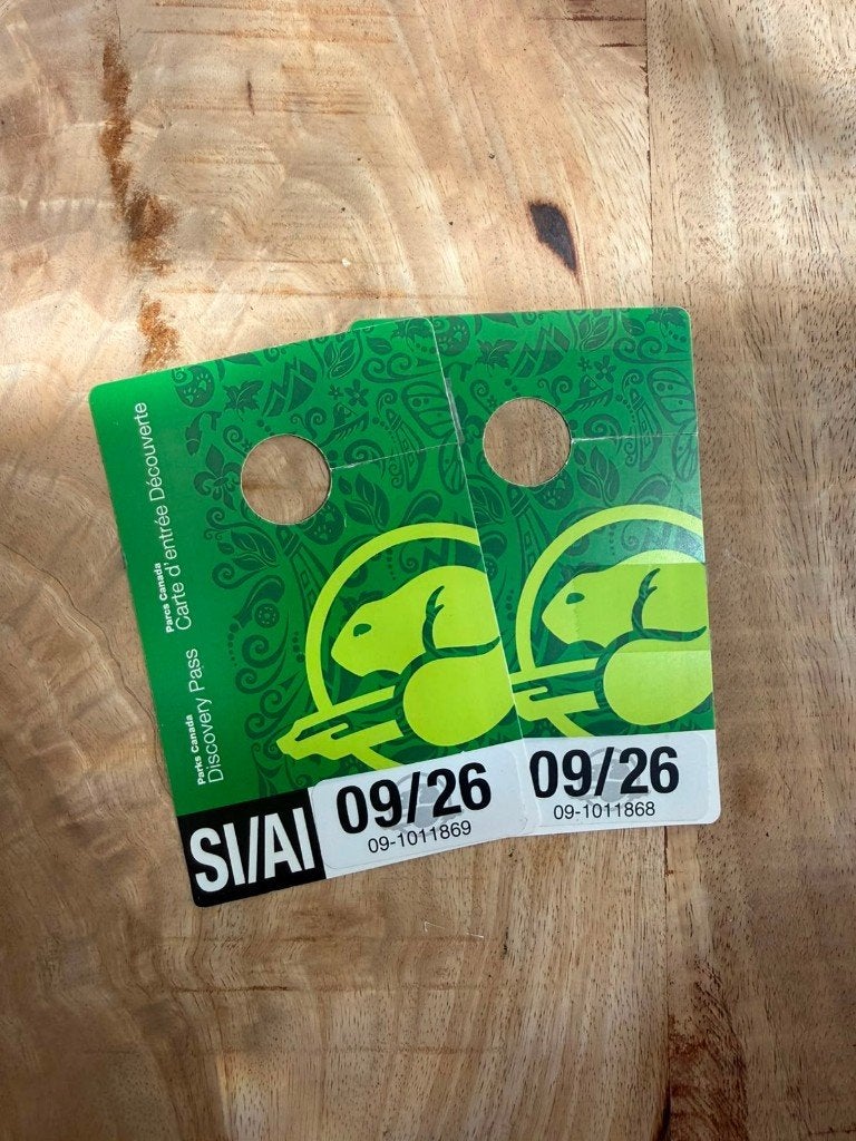 2x Discovery Pass Parks Canada, Twee personen