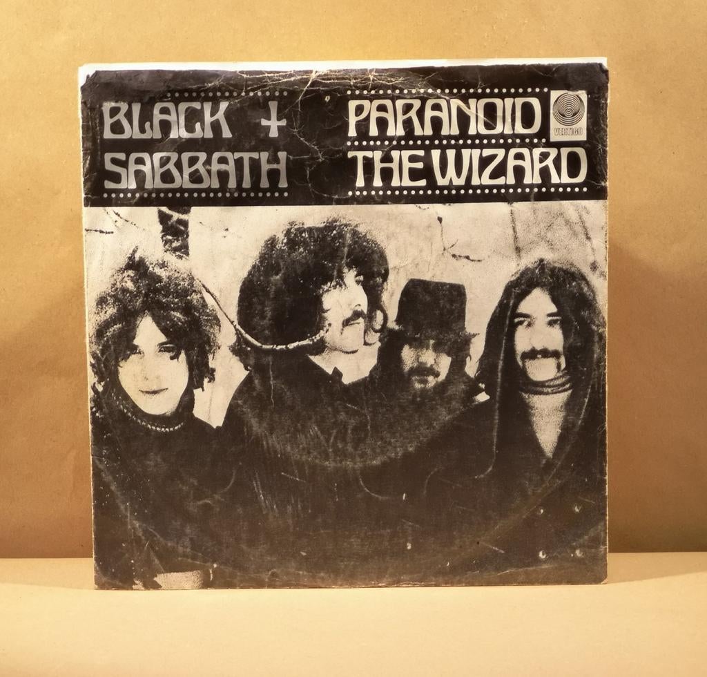 Black Sabbath - Paranoid / The Wizard 7” Single VG/VG-, Ophalen of Verzenden, Gebruikt